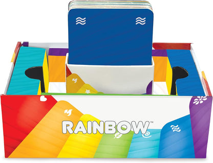 Outset Media Rainbow - A Strategic Two Player Game - Be The First to Create 6-Card Rainbow Sets - Ages 7 and up
