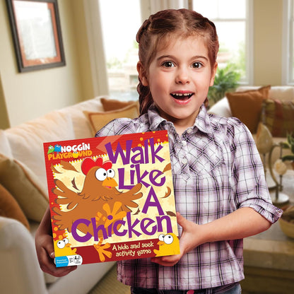 Cheatwell Games Walk Like A Chicken - No Reading Required, Hide & Seek Role-Playing Activity Game, Preschool & Kids, Children's Social & Physical Developmental Game, Ages 3+, 2+ Players
