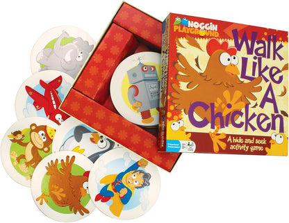 Cheatwell Games Walk Like A Chicken - No Reading Required, Hide & Seek Role-Playing Activity Game, Preschool & Kids, Children's Social & Physical Developmental Game, Ages 3+, 2+ Players