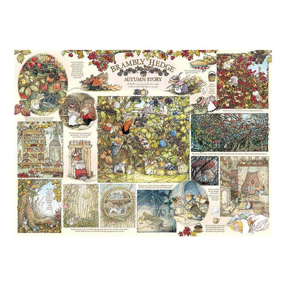 Cobble Hill- Historia de otoño Brambly Hedge Autumn Story - Póster de Muestra Incluido, Multicolor (40017