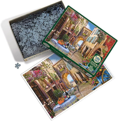 Cobble Hill 1000 Piece Puzzle French Village-Sample Poster Included