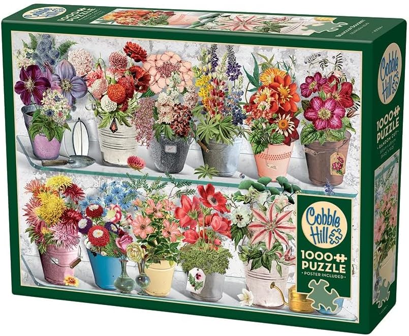 Cobble Hill 1000 Piece Puzzle Beaucoup Bouquet-Sample Poster Included