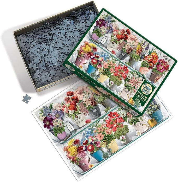 Cobble Hill 1000 Piece Puzzle Beaucoup Bouquet-Sample Poster Included