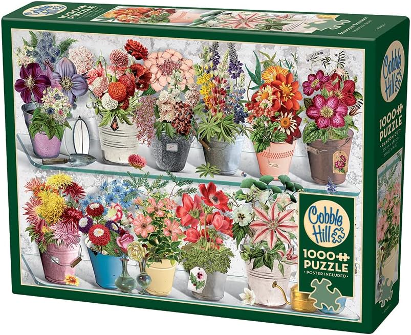 Cobble Hill 1000 Piece Puzzle Beaucoup Bouquet-Sample Poster Included