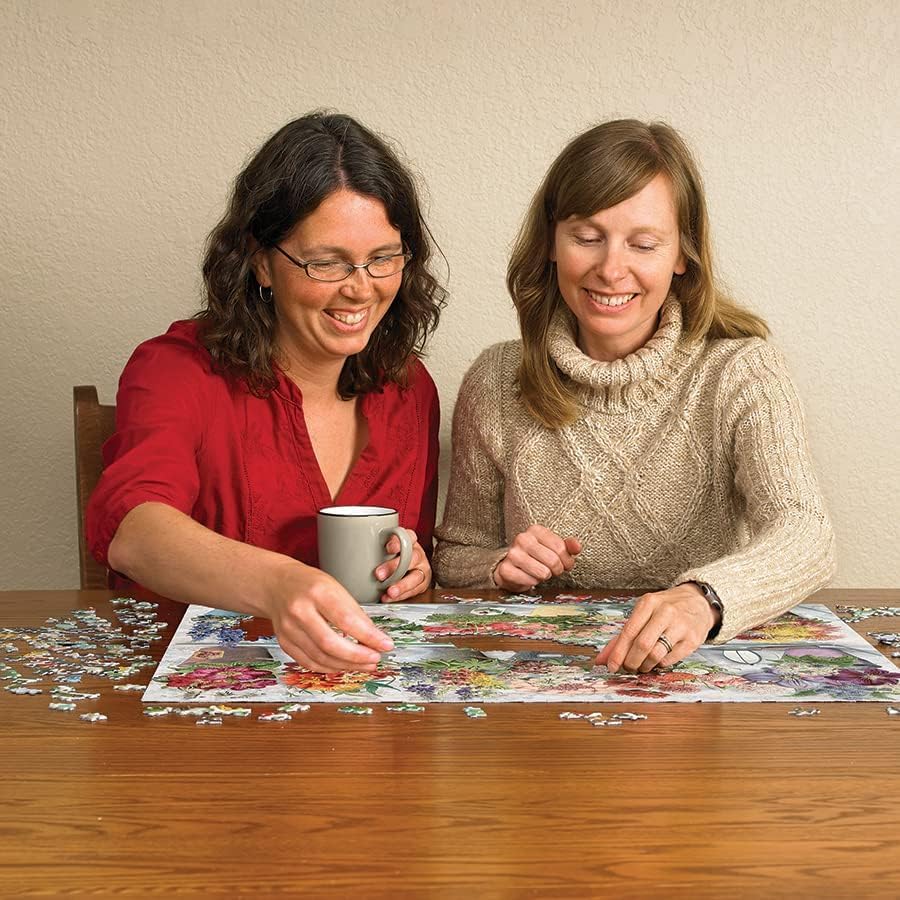 Cobble Hill 1000 Piece Puzzle Beaucoup Bouquet-Sample Poster Included