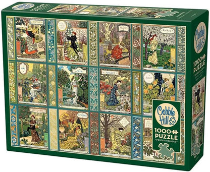 Cobble Hill 1000 Piece Puzzle Jardiniere: A Gardener's Calendar-Sample Poster Included