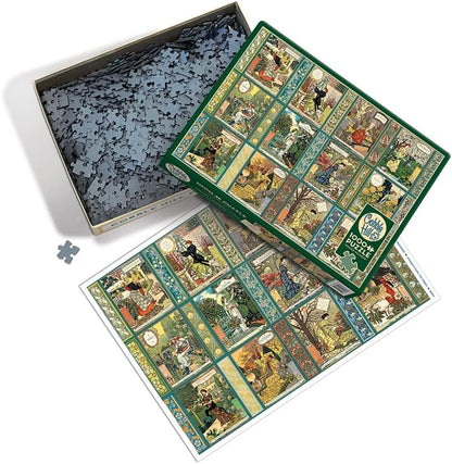 Cobble Hill 1000 Piece Puzzle Jardiniere: A Gardener's Calendar-Sample Poster Included