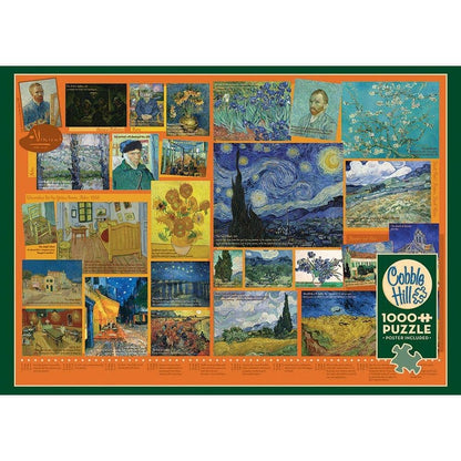 Cobble Hill 1000 Piece Puzzle Van Gogh-Sample Poster Included