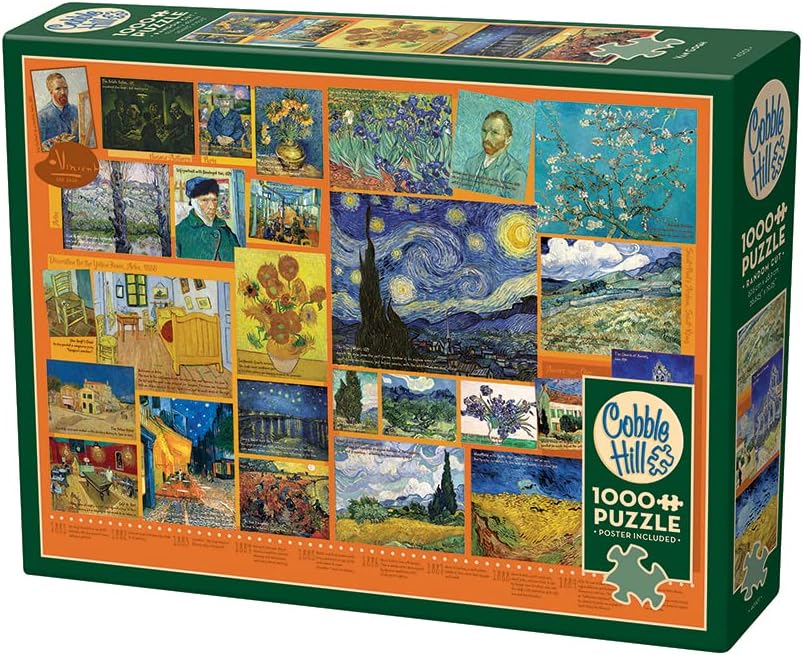 Cobble Hill 1000 Piece Puzzle Van Gogh-Sample Poster Included