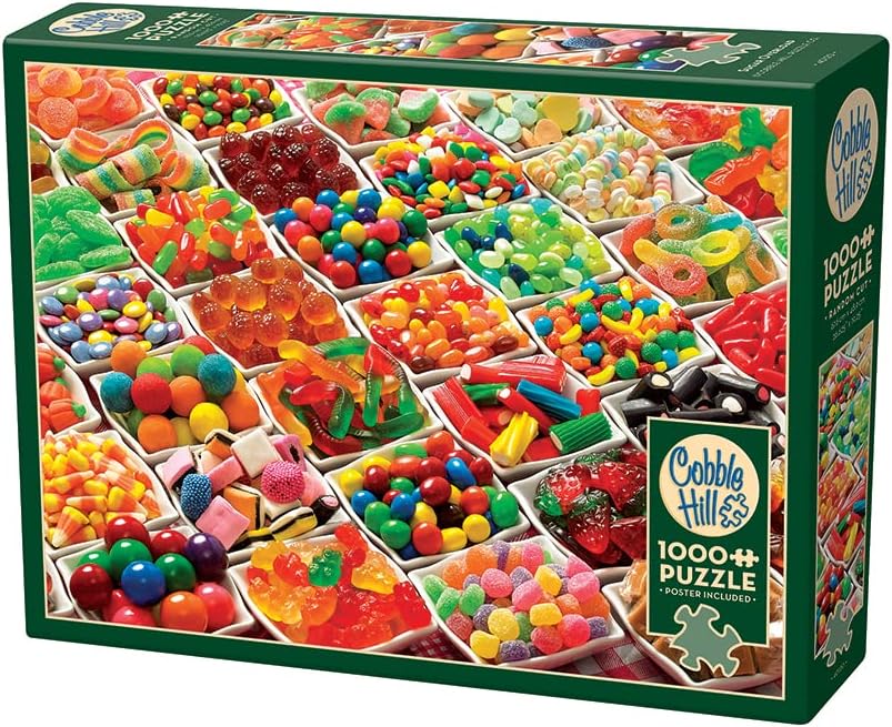 Cobble Hill 1000 Piece Puzzle Sugar Overload-Sample Poster Included