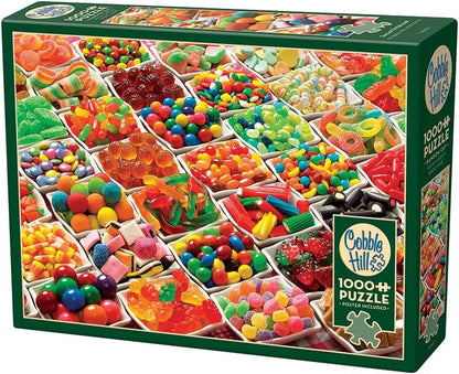 Cobble Hill 1000 Piece Puzzle Sugar Overload-Sample Poster Included