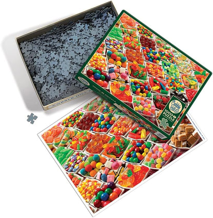 Cobble Hill 1000 Piece Puzzle Sugar Overload-Sample Poster Included
