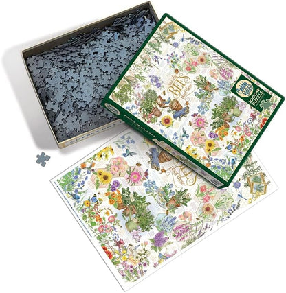 Cobble Hill 1000 Piece Puzzle Save The Bees-Sample Poster Included