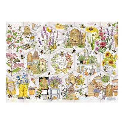 Cobble Hill 500 Piece Puzzle Busy as a Bee-Sample Poster Included