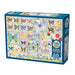 Cobble Hill 500 Piece Puzzle Butterfly Tiles-Sample Poster Included