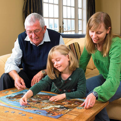 Cobble Hill 350 Piece Jigsaw Puzzle Voyage of The Ark-Sample Poster Included