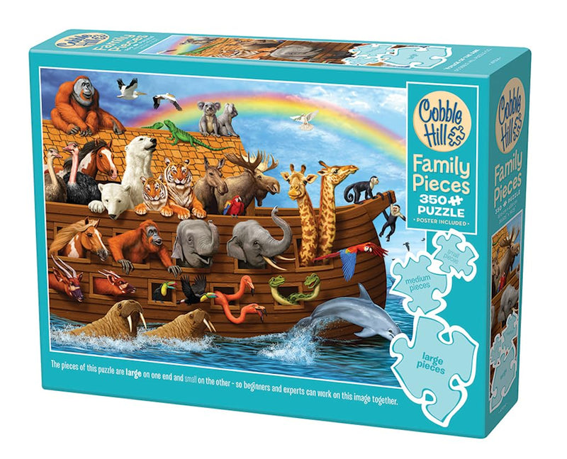 Cobble Hill 350 Piece Jigsaw Puzzle Voyage of The Ark-Sample Poster Included