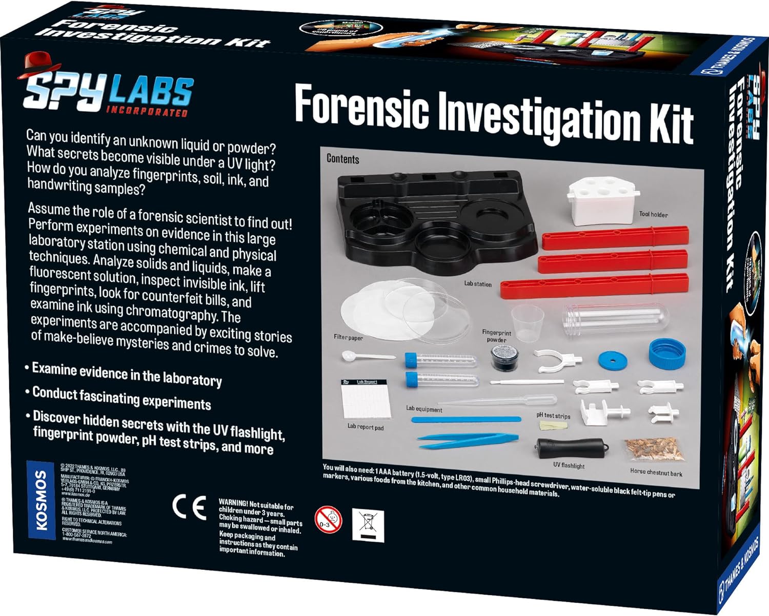 Thames & Kosmos 548004 Forensic Investigation Kit