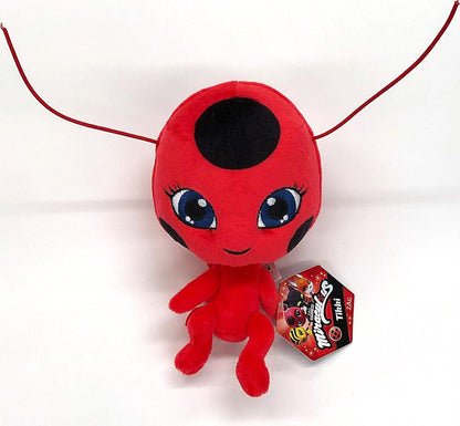 Miraculous Kwami Tikki Plush Toy From Tales Of Ladybug And Cat Noir | 15cm Tikki Soft Toy | Super Soft And Cuddly Toys Bring Their Favourite TV Show To Life | Bandai