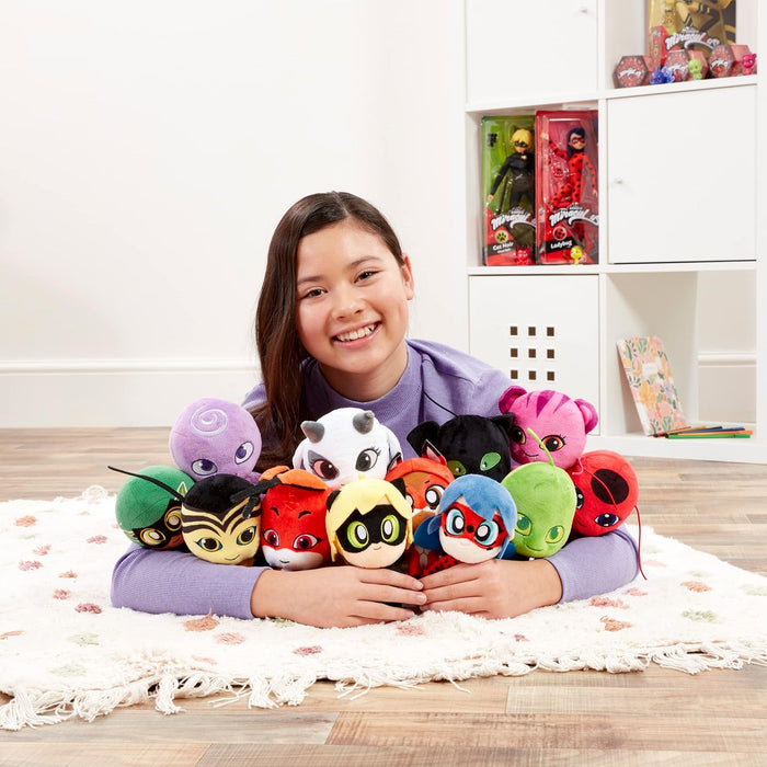 Miraculous Kwami Plagg Plush Toy From Tales Of Ladybug And Cat Noir | 15cm Plagg Soft Toy | Super Soft And Cuddly Toys Bring Their Favourite TV Show To Life | Bandai