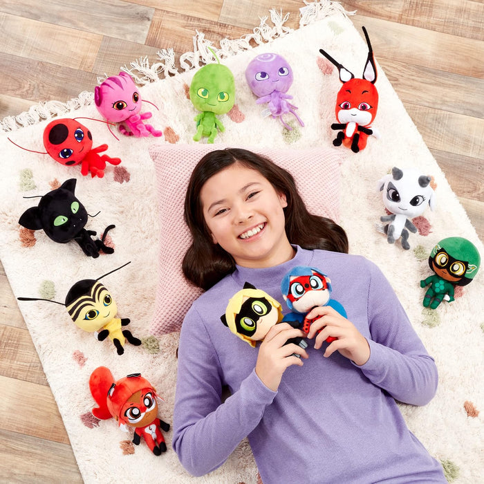 Miraculous Kwami Wayzz Plush Toy From Tales Of Ladybug And Cat Noir | 15cm Wayzz Soft Toy | Super Soft And Cuddly Toys Bring Their Favourite TV Show To Life | Bandai