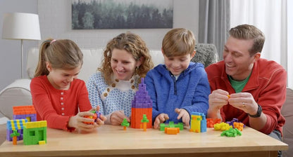 Unleash Creativity with FidlBitz Foam Building Blocks | Bag of Bitz with 3 Colours | Interact, Create and Build in 2D and 3D | Fidget and Sensory Fun for Kids | Open-Ended Play | 30g Block Set