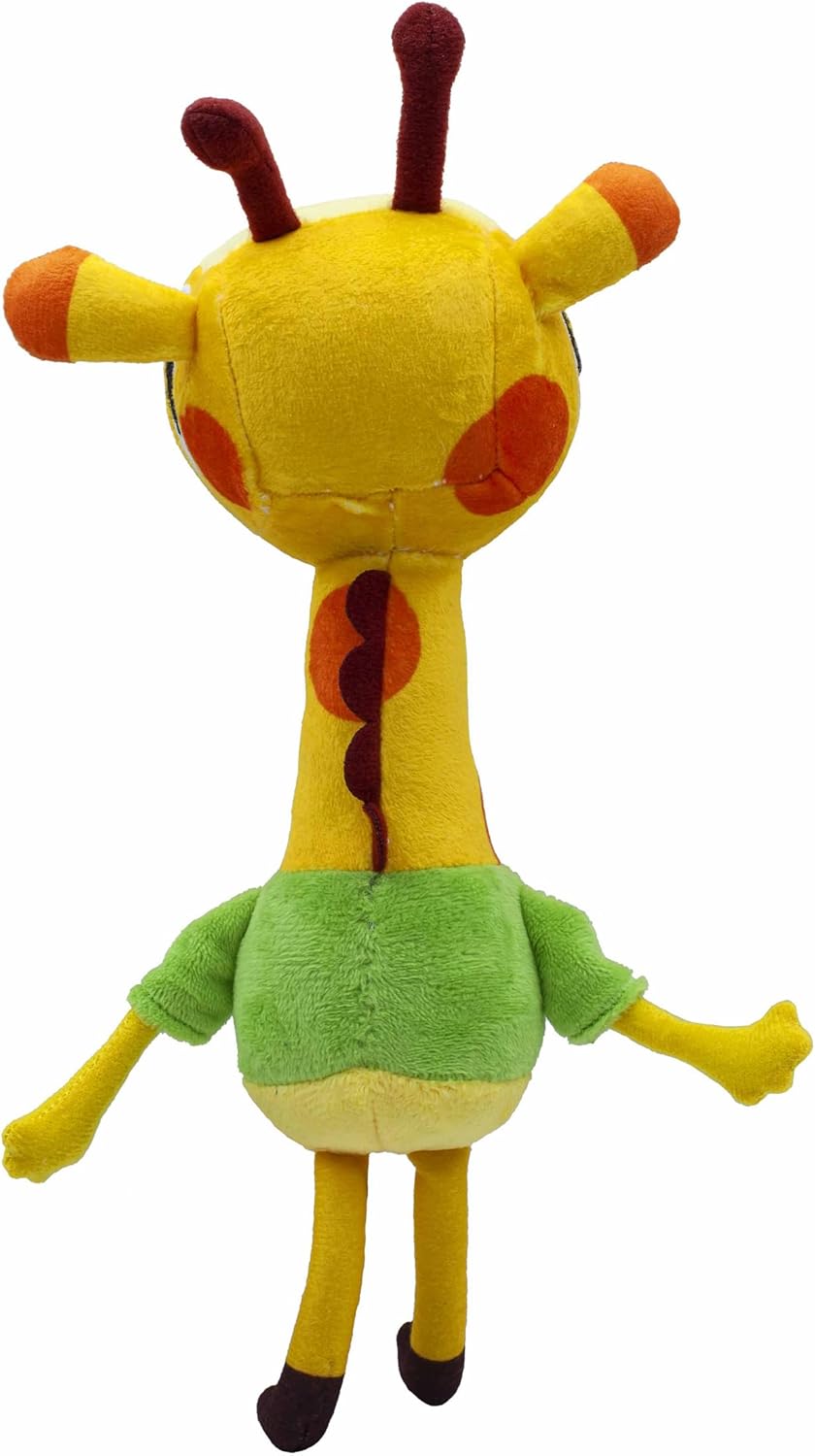 BANDAI Milo Giraffe Teddy Bear Stuffed Animal - 20cm Lofty Soft Toys from the Milo Animated Series | Cute Talking Giraffe Plush with Sounds and Phrases | Adorable Cartoon Musical Toys for 1 Year Old Lofty Musical Plush