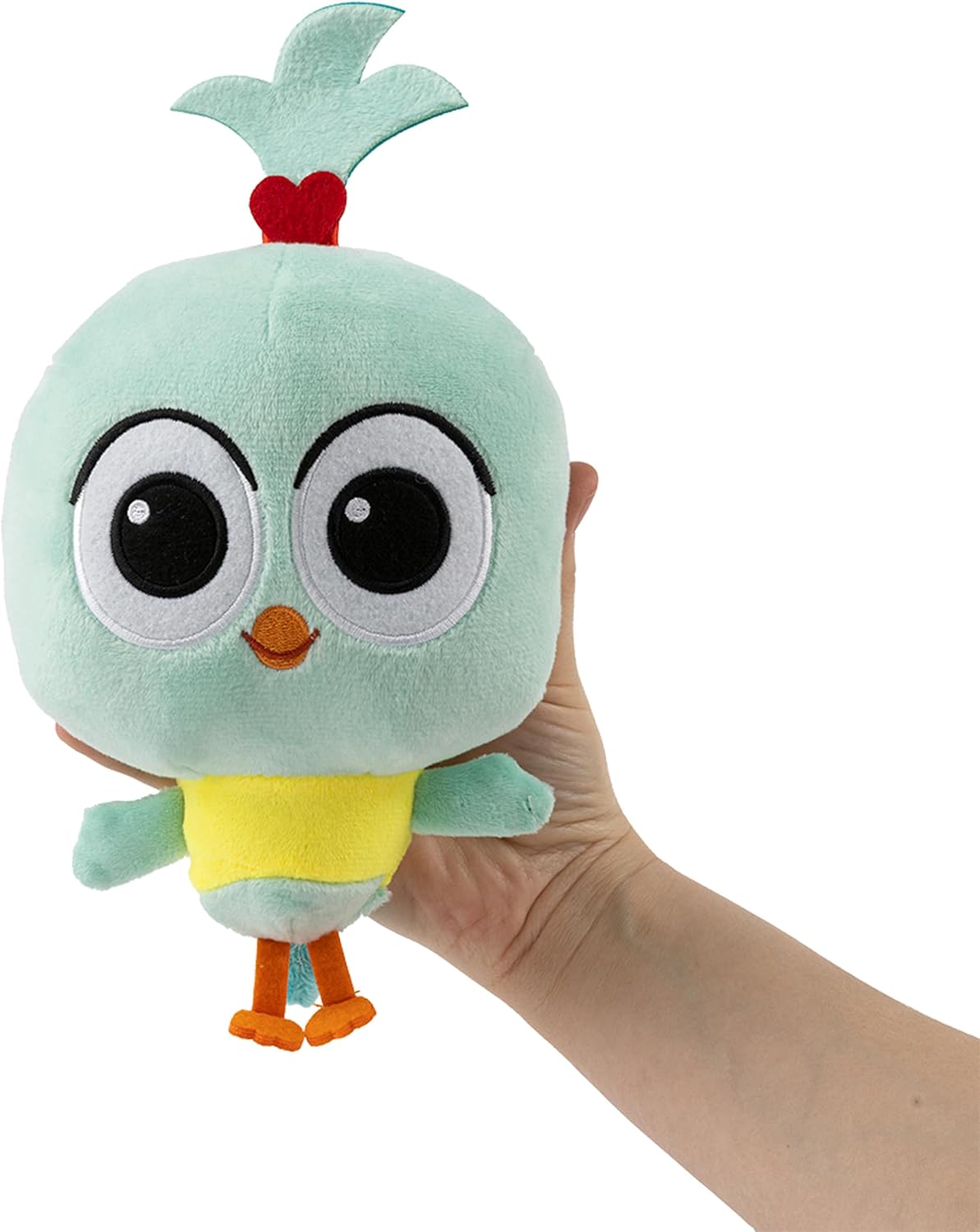 Milo Bird Teddy Bear Stuffed Animal - 20cm Lark Soft Toys from the Milo Animated Series | Cute Talking Bird Plush with Sounds and Phrases | Adorable and Huggable Cartoon Musical Toys for 1 Year Old