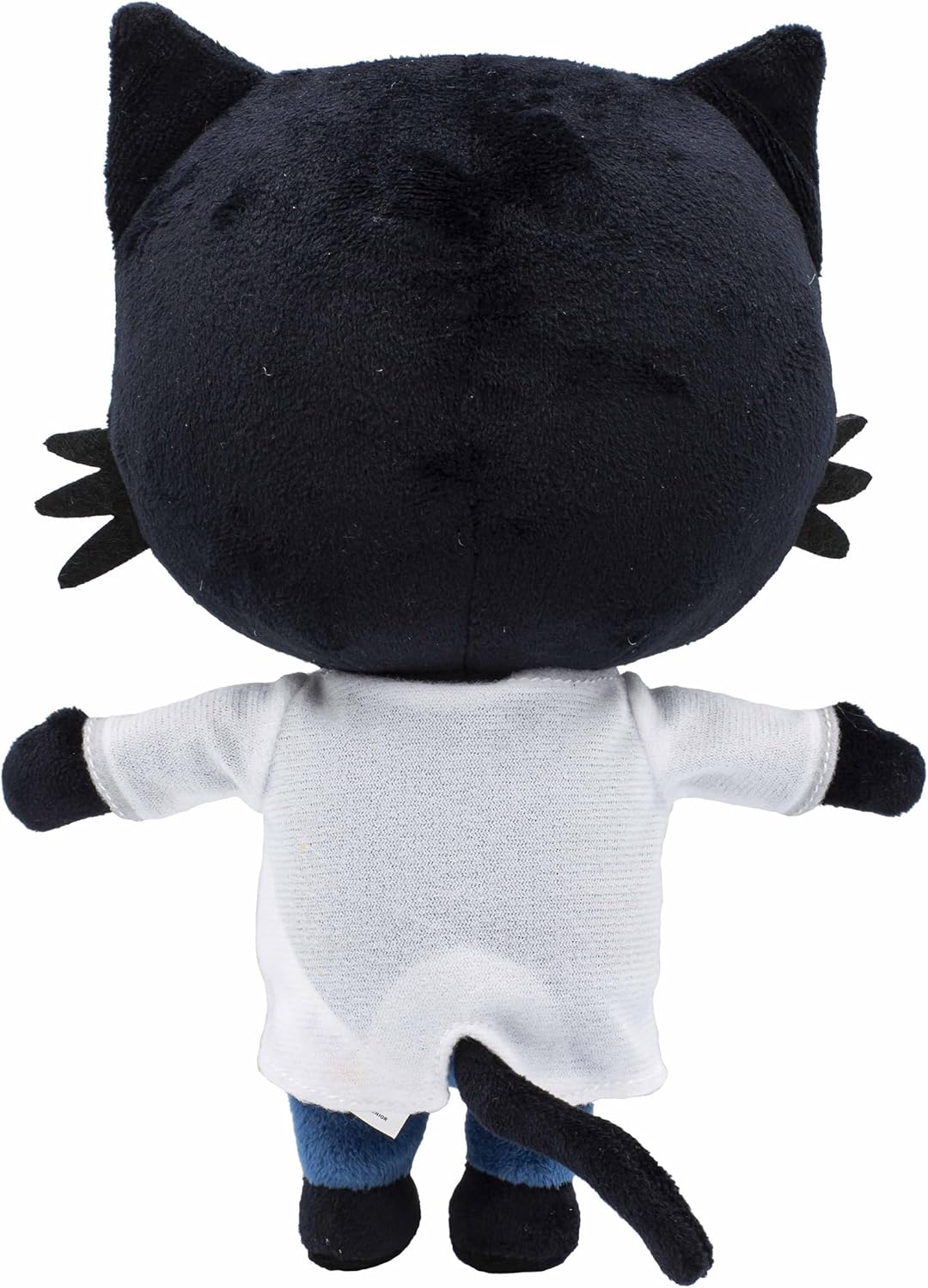 Milo Black Cat Plush Stuffed Animal - 20cm Doctor Milo Soft Toys from the Milo Animated Series | Cute Talking Cat Teddy Bear with Sounds and Phrases | Adorable Cartoon Musical Toys for 1 Year Old