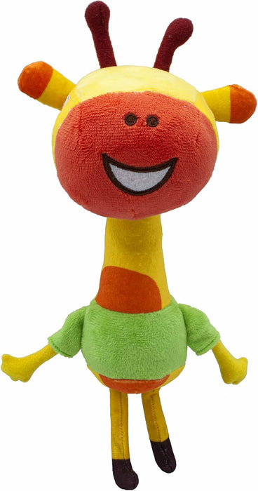 BANDAI Milo Giraffe Teddy Plush Toys - 20cm Lofty Giraffe Toy from the Milo Animated Series | Cute and Cuddly Boys and Girls Toys with Soft Touch Material | Adorable Cartoon Animals Toys for Kids