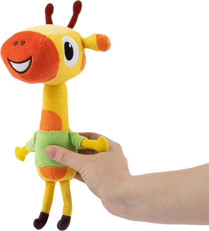 BANDAI Milo Giraffe Teddy Plush Toys - 20cm Lofty Giraffe Toy from the Milo Animated Series | Cute and Cuddly Boys and Girls Toys with Soft Touch Material | Adorable Cartoon Animals Toys for Kids