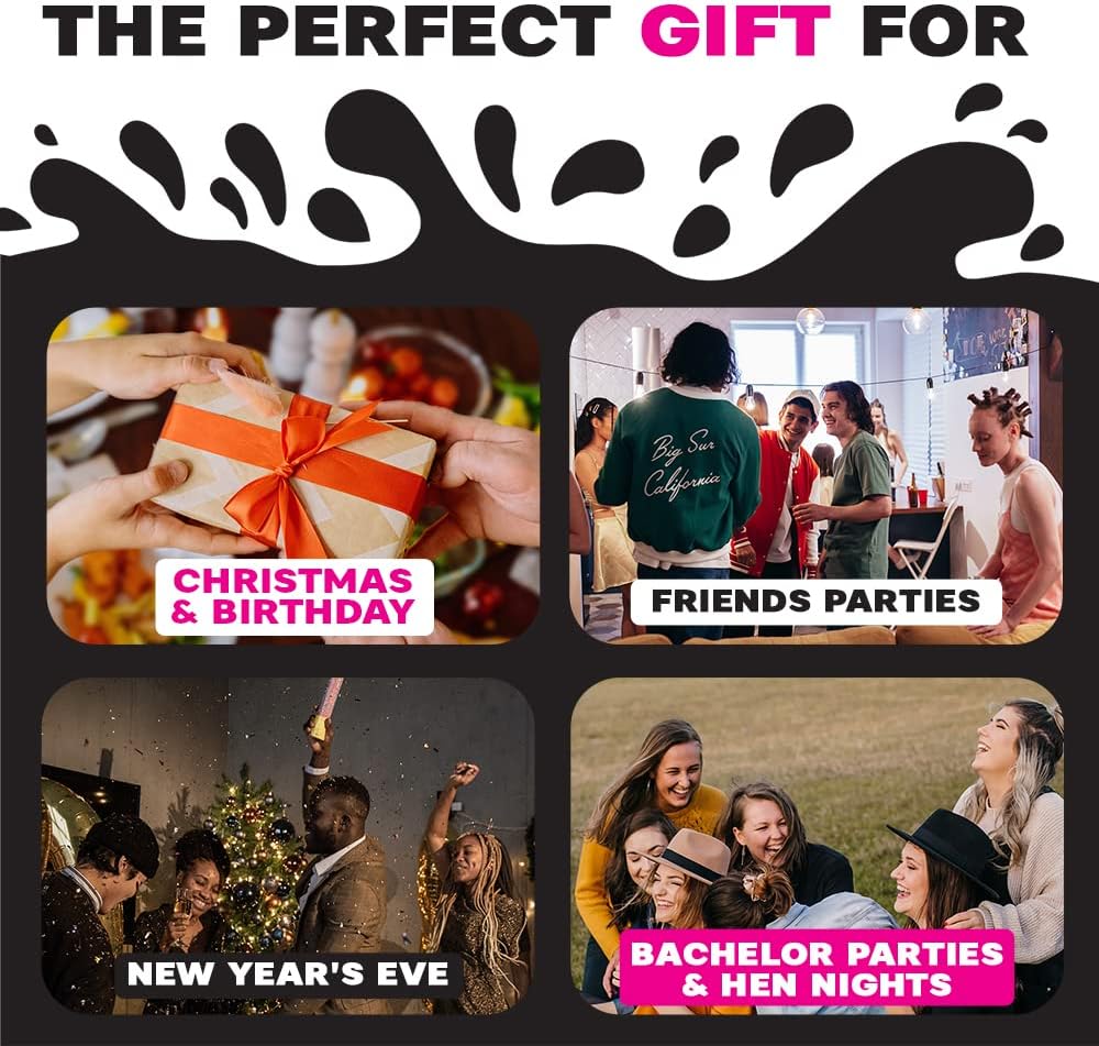 GIVE ME 3 - Fast Paced and Hilarious Adult Party Games | 2+ players | 10 Second Rule Games for Adults | Card Game for Adults