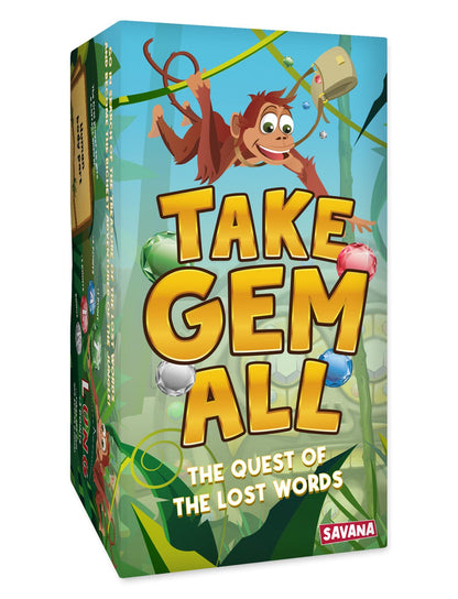 SAVANA Take Gem All - Hilarious Categories Board Games for Family Night | Family Games for Kids and Adults | Party Games from 1 to 8 Players