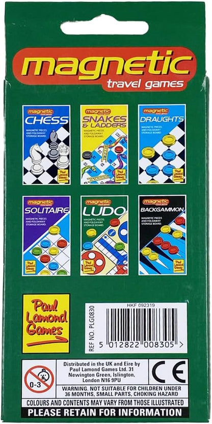 Paul Lamond Magnetic Travel Ludo, Mixed, 0830