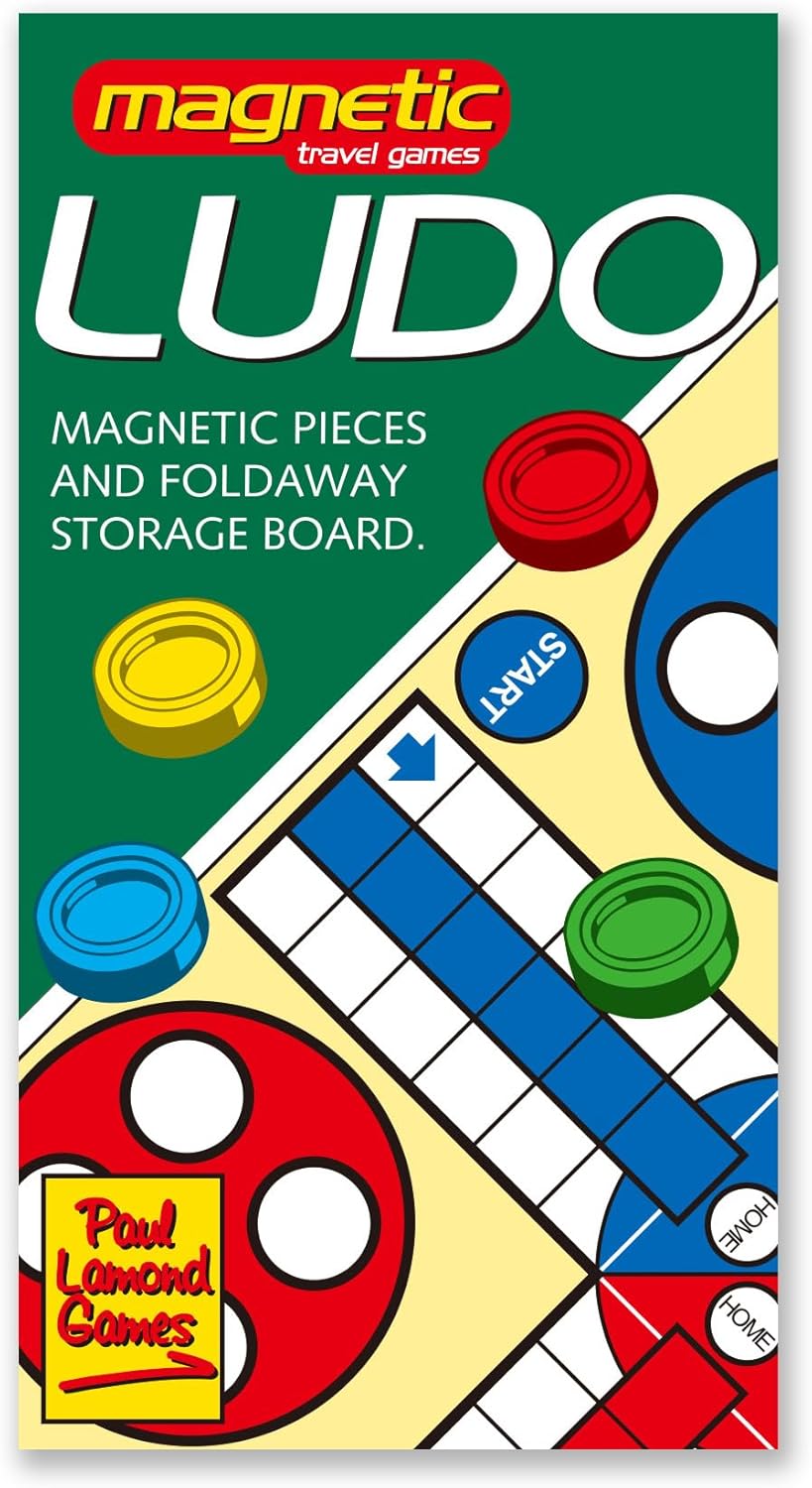 Paul Lamond Magnetic Travel Ludo, Mixed, 0830