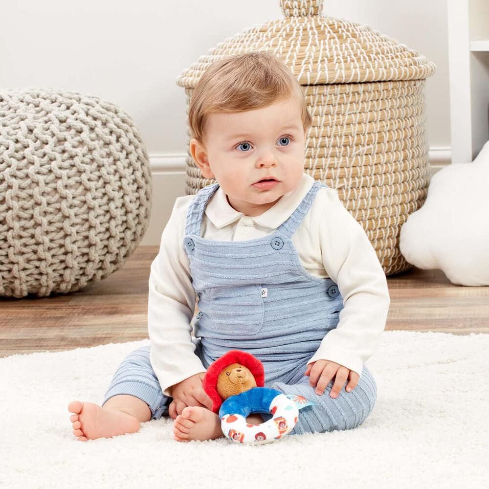 Rainbow Designs PA1356 Bear Paddington Baby Rattle