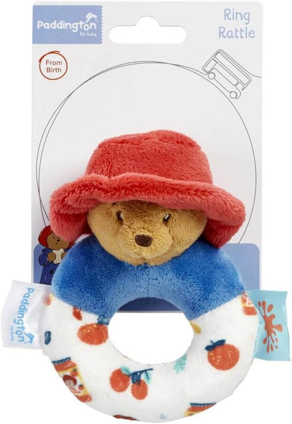 Rainbow Designs PA1356 Bear Paddington Baby Rattle