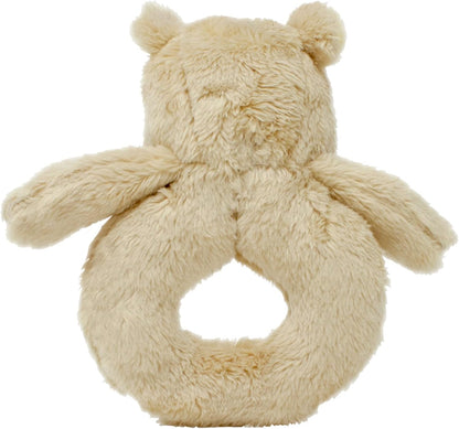Official Disney Winnie The Pooh Rattle - Soft Pooh Bear Baby Toy by Rainbow Designs (Pack of 4)