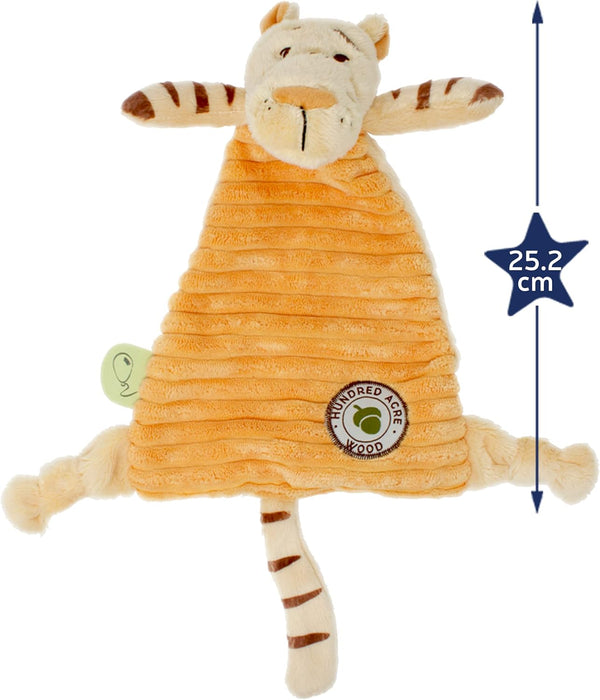 Rainbow Designs Tigger Comfort Blanket - Baby Comforter Present, Tigger Winnie the Pooh Friends From Hundred Acre Wood, Winnie The Pooh Blanket & Classic Eeyore Ring Rattle, White