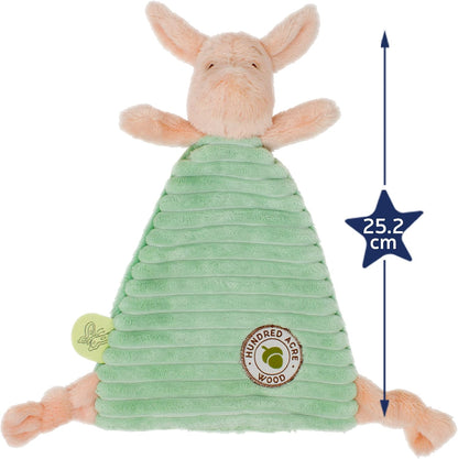 Rainbow Designs Eeyore Hundred Acre Woods Comforter Blanket - Baby Cuddly Toys - Comfort Blanket - Newborn Baby Gift for Boys and Girls - Baby Comforter Toys CLASSIC PIGLET COMFORT BLANKET