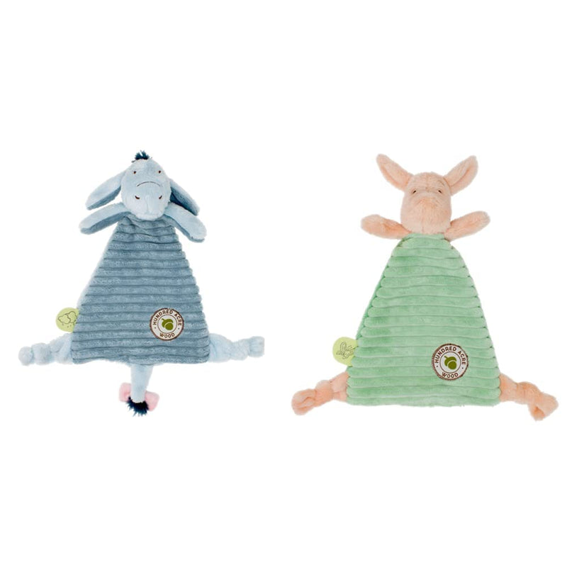 Rainbow Designs Eeyore Hundred Acre Woods Comforter Blanket - Baby Cuddly Toys - Comfort Blanket - Newborn Baby Gift for Boys and Girls - Baby Comforter Toys CLASSIC PIGLET COMFORT BLANKET