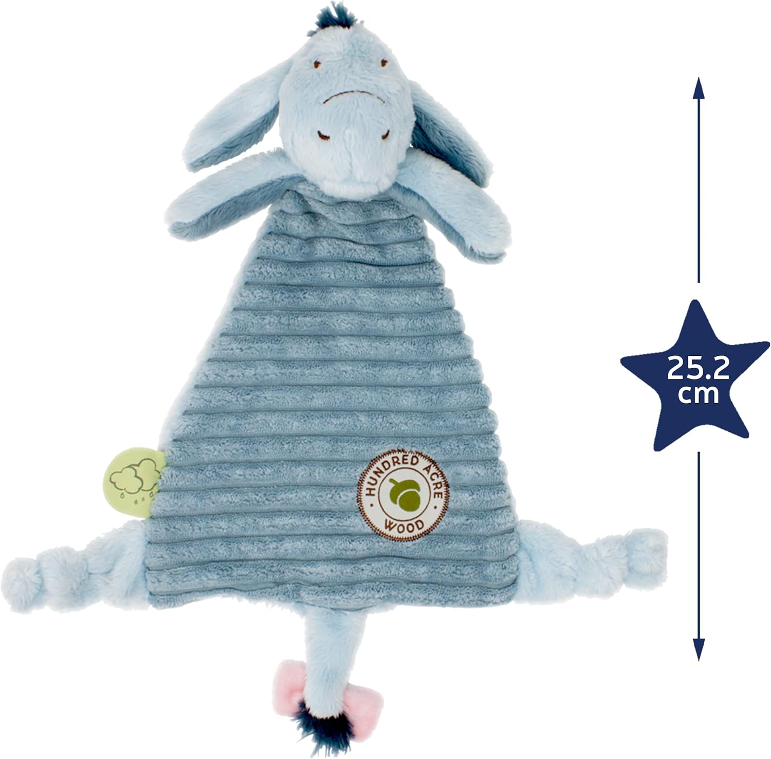 Rainbow Designs Eeyore Hundred Acre Woods Comforter Blanket - Baby Cuddly Toys - Comfort Blanket - Newborn Baby Gift for Boys and Girls - Baby Comforter Toys CLASSIC PIGLET COMFORT BLANKET