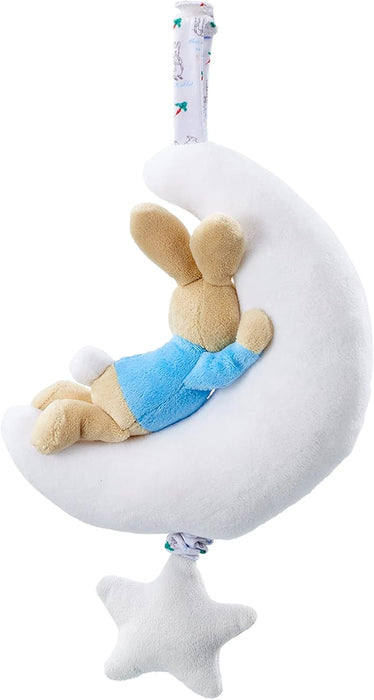 Rainbow Designs PO1501 Beatrix Potter Night Musical Peter Rabbit Toy,White