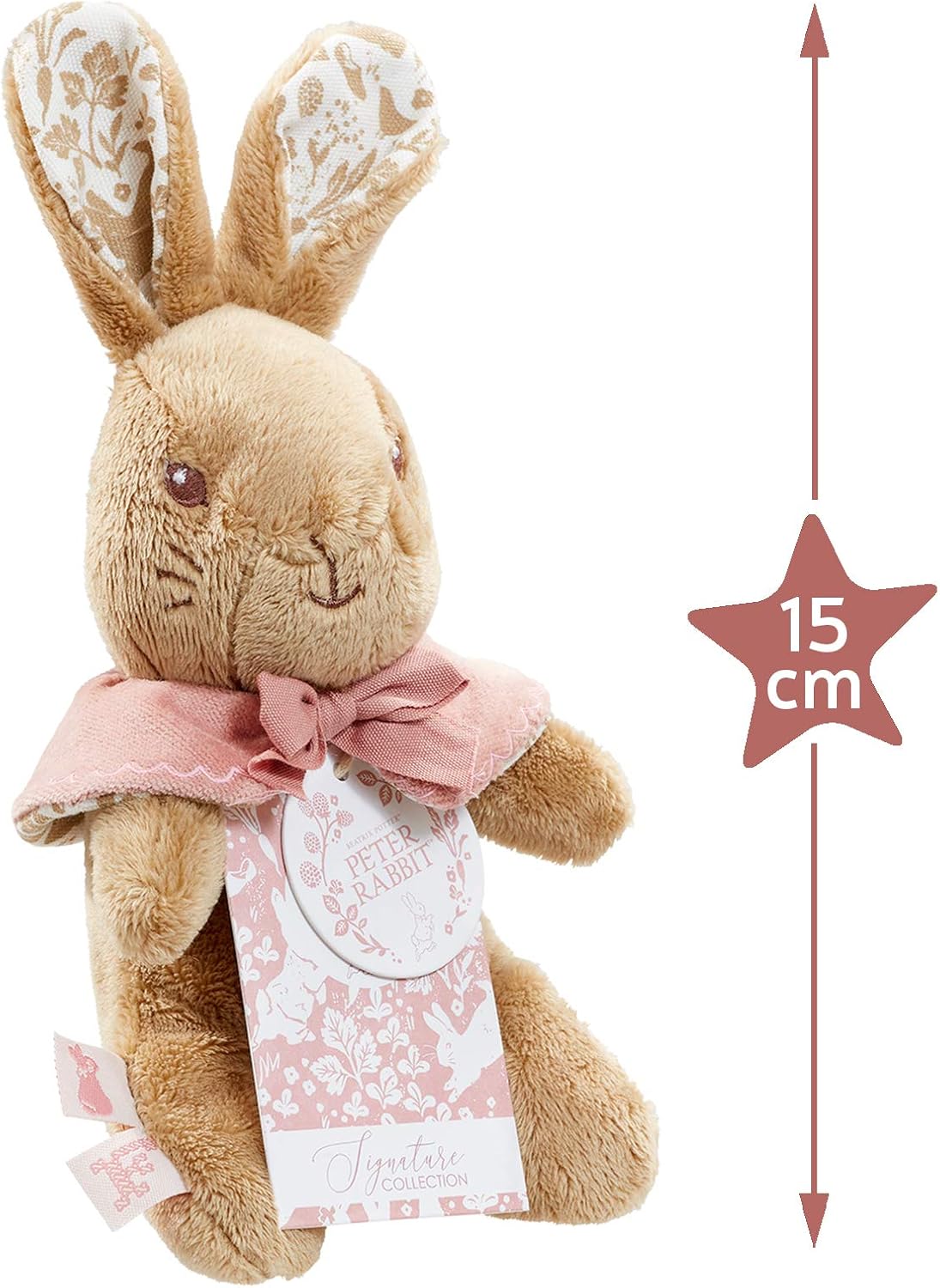 Rainbow Designs Flopsy Bunny Cuddly Toy Teddy - Peter Rabbit Super Soft Plush Toy - Beatrix Potter Soft Toy for Boys and Girls - Toddler and Baby Gift (Flopsy Bunny