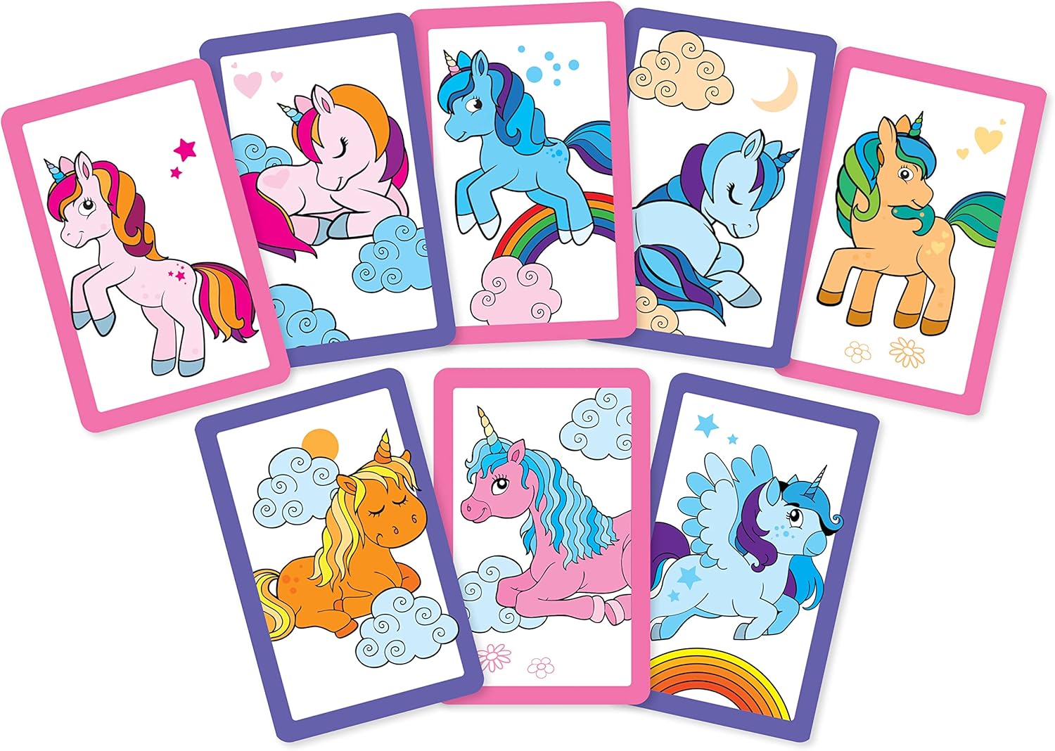 Cheatwell Games Snap + Pairs Unicorn Card Game - Classic Fun Game Of Snap With A Pairs Memory Game - For Ages 4 And Over, Red
