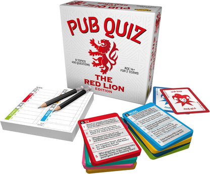 CHEATWELL GAMES The Red Lion Pub Quiz - 400 Questions - Comes With Answer Pad & Pencils - Ages 14+