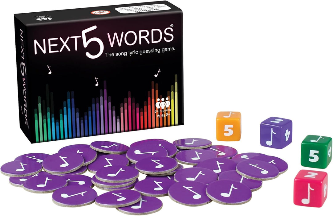 Cheatwell Games Next5Words | The Song Lyric Guessing Game