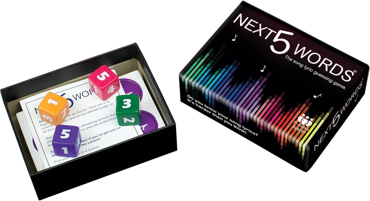 Cheatwell Games Next5Words | The Song Lyric Guessing Game