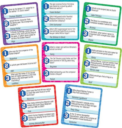 Cheatwell Games Quiz Cube Pick n Mix Quiz | Trivia Game With 744 Questions Covering 10 Different Subjects, Blue
