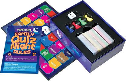 Cheatwell Games Travel Family Quiz Night - Quiz Games - Trivia Quiz - Kids Games - Games for Adults - Great Travel Games and Road Trip Games